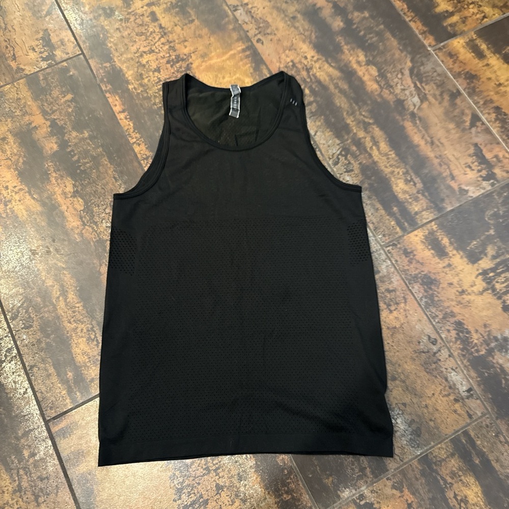 Lululemon Black Mesh Tank Top